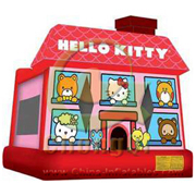inflatable hello kitty jumping castle